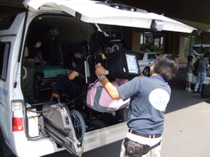 函館の介護タクシー「救太郎」。ドライバーは元救急隊員